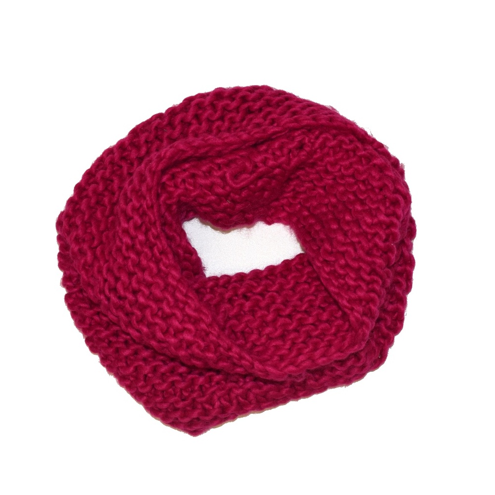 American Eagle Pink Knit Infinity Scarf